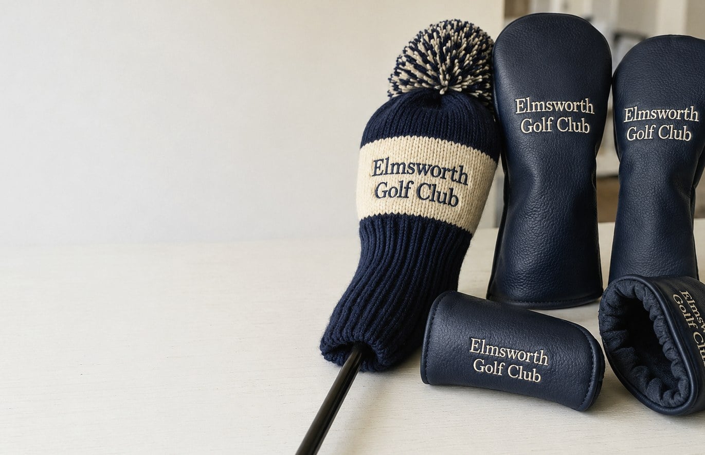 Custom printed golf head covers with logo
